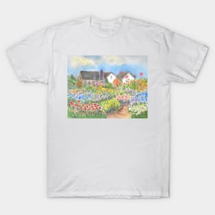 Cape Porpoise Countryhome Garden T-Shirt